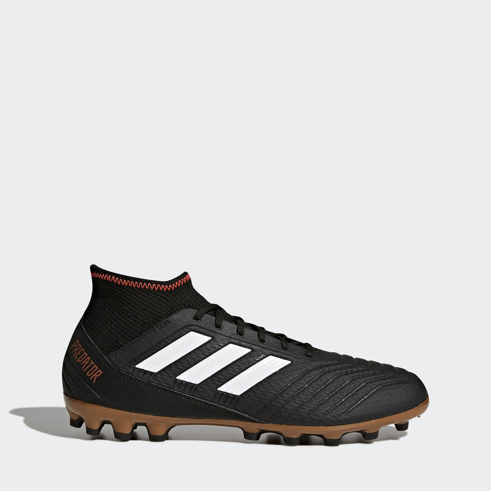 Adidas Predator 18.3 Artificial Grass - ποδοσφαιρικα παπουτσια ανδρικα - Μαυρα/Ασπρα/Κοκκινα,Μέγεθος